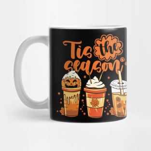 Tis The Season Pumpkin Spice Latte Halloween Fall Coffee Mug